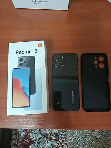 tecno camon 50: Redmi, Redmi 12, Б/у, 128 ГБ, цвет - Черный, 2 SIM — 3