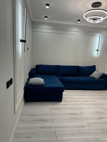 1 комнатная квартира на длительный срок в городе бишкек: 1 комната, Агентство недвижимости, Без подселения, С мебелью полностью — 6