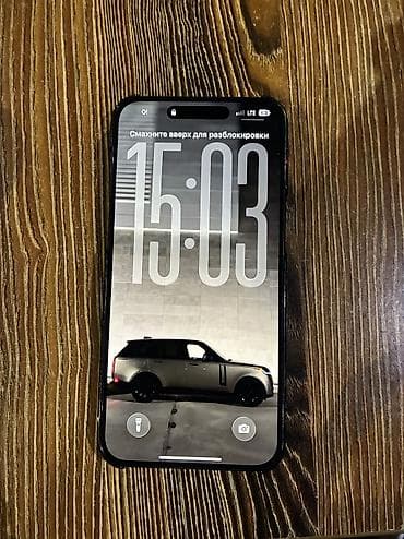 iphone 22: IPhone 15 Pro Max, Б/у, 256 ГБ, Black Titanium, Кабель, Зарядное устройство, Наушники, 85 % — 2