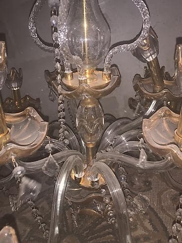 Люстры: Хрустальная подвесная люстра классического типа Отдам дешево или обмен — 3