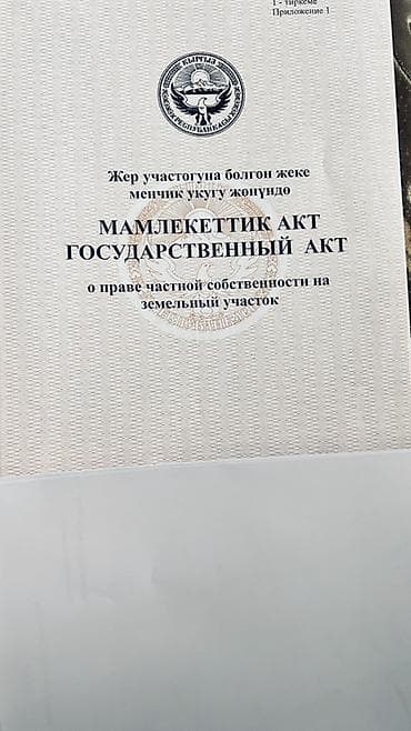 үй дордой: 16 соток, Курулуш, Кызыл китеп — 1