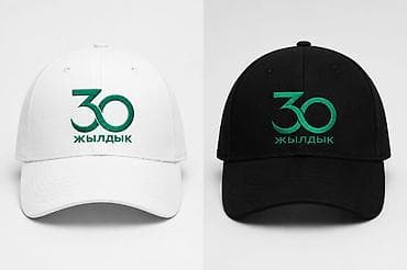 футболки поло: Полуфутболка поло и бейсболки с юбилейной символикой «30 жылдык» — 3