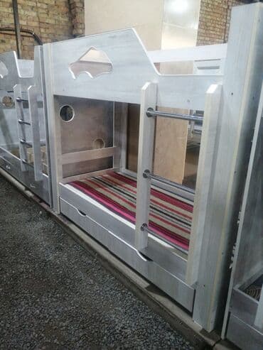 кровать с шухлядами: Двуспальная кровать, Новый, С ящиком для хранения, длина - 2000 см — 7