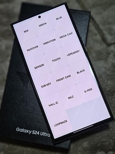 gala: Samsung Galaxy S24 Ultra, Б/у, 256 ГБ, цвет - Черный, 2 SIM, eSIM — 3