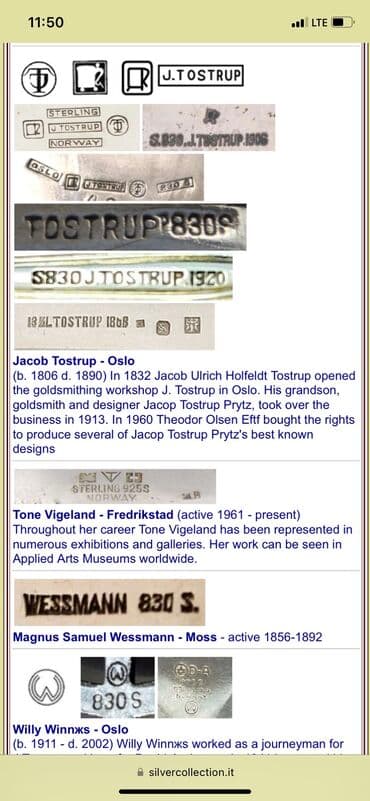 копытный нож: Кувшин. Молочник. Серебро. Норвегия. 1960-е.   Стоит клеймо «925 S» — 3