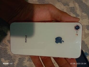 купить айфон бу: IPhone 8, Колдонулган, 64 ГБ, Каптама, 100 % — 1