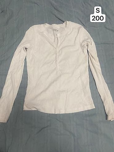 Спортивная одежда: Лонгслив, цвет - Белый, S — 1