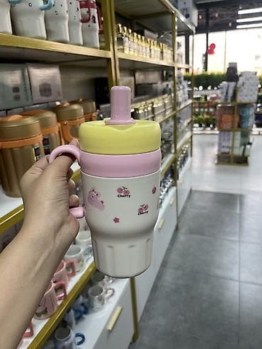 термос с 3 контейнерами: Пищевой контейнер, цвет - Оранжевый — 7