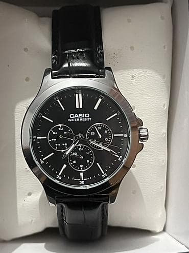 часы механик: Классические часы часы, Casio, Япония, Водонепроницаемые, Мужские, Новый — 3