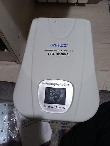 Преобразователи напряжения: Продаю стабилизатор напряжения CNHUIZ TSD-10000VA Мощность: 10000VA — 1