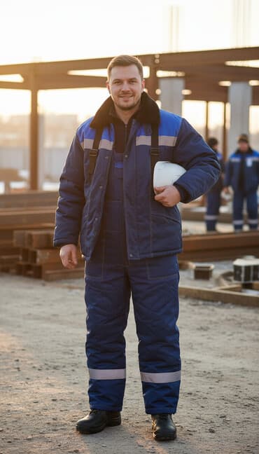 Зимний рабочий комплект “Вьюга” + защитная обувь Состав комплекта: - at lalafo.kg Зимний рабочий комплект “Вьюга” + защитная обувь Состав комплекта: -