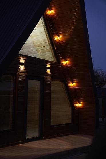 драгоценный камень: A-frame дом с панорамным остеклением. Строим А Фрейм | Барнхаус | — 7