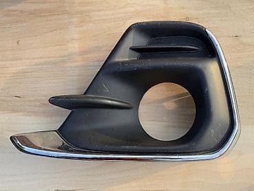 хром на бампер: Заглушка бампера Chevrolet, Б/у, Оригинал — 3