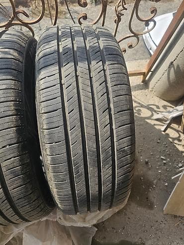 титанывый диски: Шины 215 / 55 / R 17, Лето, Б/у, Комплект, Легковые, Sailun — 1