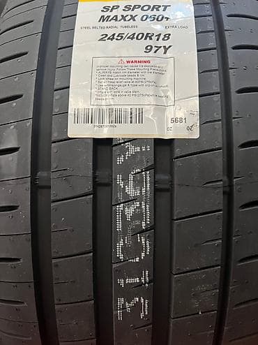 24540 r18: Летняя японская шина. Фирма Dunlop made in Japan. Размер 245/40R18 — 2