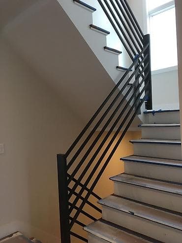 Готовые перила: Изготовление перил Материал: Металл, Для дома — 1