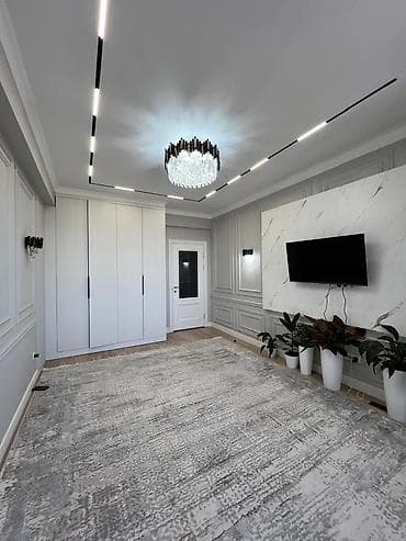 flat osh: 1 комната, 44 м², Элитка, 9 этаж, Дизайнерский ремонт — 4