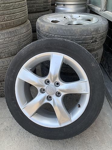 Колеса в сборе 205 / 55 / R 16, Лето, Б/у, Комплект, Легковые, Литые, отверстий - 5