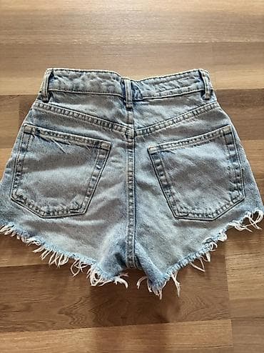 шорты zara: Шорты, Стандартные, Джинс, Лето, Новый, XS — 2