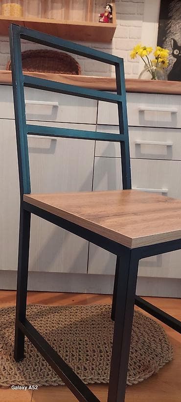 Мебель: Стул для кухни, ЛДСП, цвет - Черный — 1