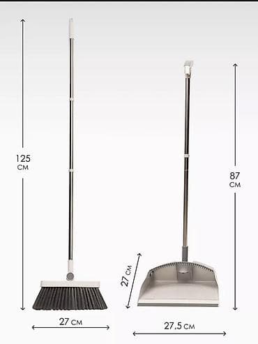 Щётка и совок — набор для уборки - Инновационная длинная ручка — 9