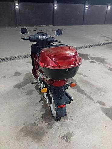 dio 27: Honda Wave — экономичный и практичный мопед (underbone) в бордовом — 5