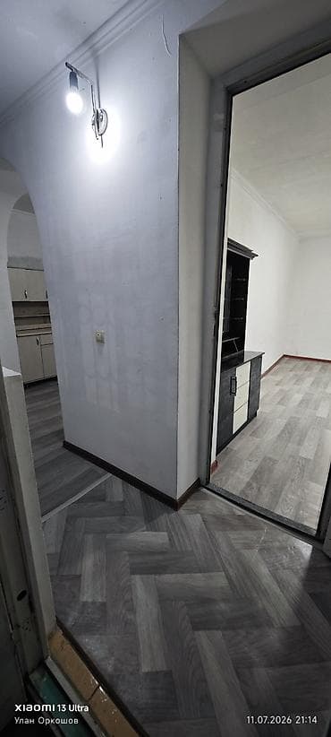 Батирлер: 2 бөлмө, 44 м², Жатакана, Ош мкр., Жатакана, 1 кабат, Косметикалык оңдоо — 7