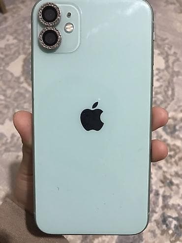 IPhone 11, Б/у, 64 ГБ, Зеленый, Чехол, 81 %