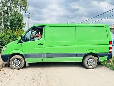 продается бмв е 34: Mercedes-Benz Sprinter (длинная база), зелёный фургон. Основные — 3