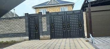 Распашные ворота: Металлические ворота и калитки для частного дома - Комплект — 1
