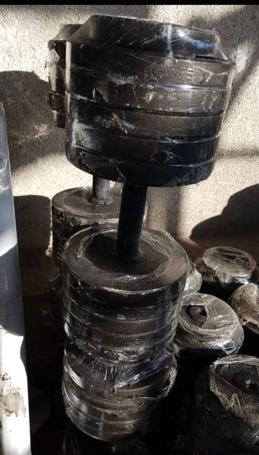 настольные теннисные ракетки: Гантели разборные 25+25 кг Новые — 1