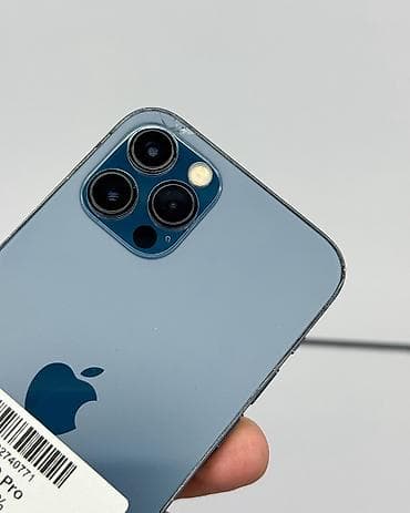 aiphone 13: IPhone 12 Pro, Б/у, 256 ГБ, Pacific Blue, Защитное стекло, Чехол, Коробка, В рассрочку, 100 % — 4