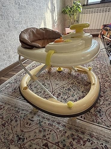 обувь для дома: Детские ходунки - Универсальная модель с мягким тканевым сиденьем и — 1