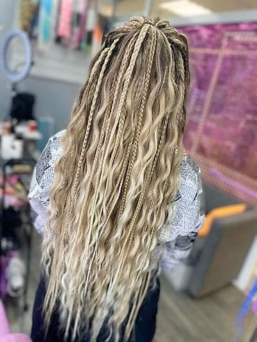 дреды: Услуга: плетение и коррекция дредов (частичное и полное) Я работаю не — 7