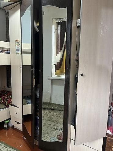 Мебель: Шифоньер, шкаф для одежды, Прямой, ЛДСП — 2