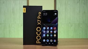 iphone 7 128gb бишкек бу: Poco X7 Pro, Колдонулган, 512 ГБ, түсү - Сары, 1 SIM, 2 SIM — 1