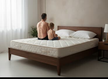 турмалиновый матрас: Ортопедический матрас, Новый, Двухстворчатая, Бесплатная доставка — 1