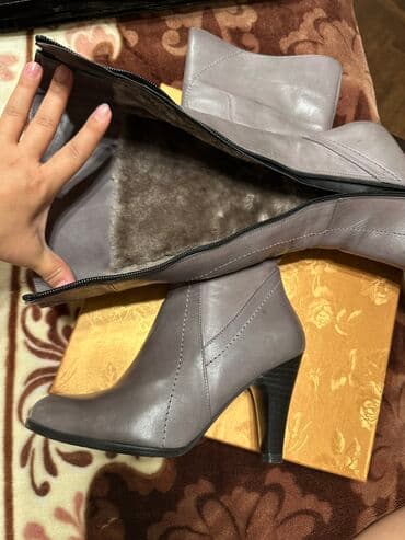 сапоги зимние женские натуральная кожа натуральный мех распродажа: Продаю кожаные зимние и Деми сапоги, натуральный мех — 3