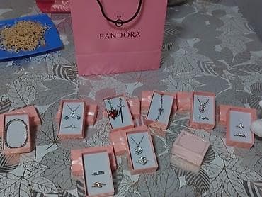 От 200 до 590сом Ювелирные украшения Pandora — набор. Состав по фото — 3