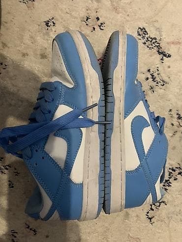 Мужские кроссовки, 38, 38.5, Nike, Б/у, цвет - Голубой, Платная доставка