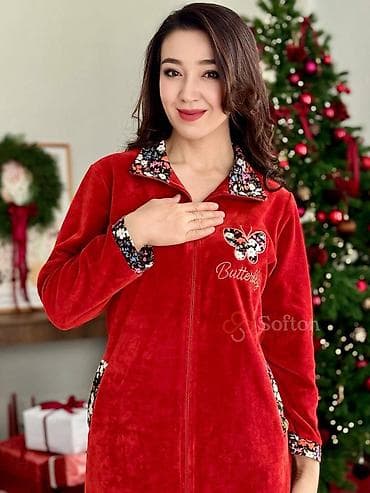 Шорты: Женский домашний костюм из мягкого велюра оптовые - Комплект из двух — 10