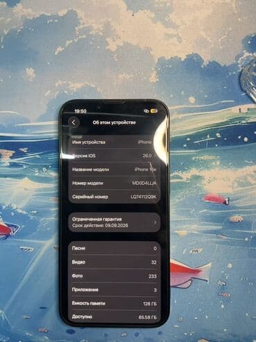 макбук эйр м2: IPhone 16e, 128 ГБ, Кара, Каптама, 100 % — 4