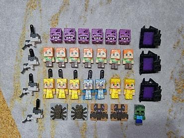 Коллекционные игрушки Kinder Joy Minecraft — фигурки и брелоки