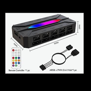 usb hub: Система охлаждения, Новый, Вентилятор — 1