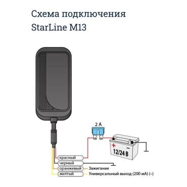 gps сигнализация: GPS текер StarLine M13 Pro для слежения авто с возможностью блокировки — 8