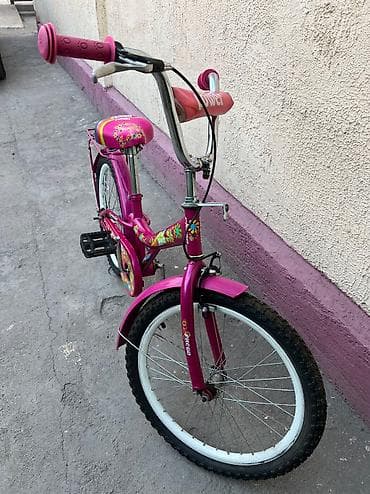 Детские самокаты: Детский велосипед, 2-колесный, 6 - 9 лет, Для девочки, Б/у — 3