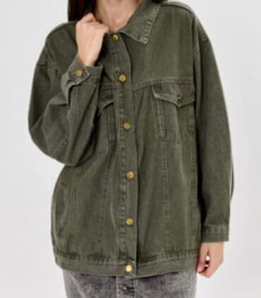 свадебное платье для высокой невесты: Джинсовая куртка, Свободная модель, С вышивкой, Все размеры — 2