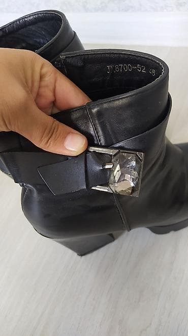 каска бу: Очень прочные, шикарные ботильоны классного качества, Турция кожа — 4