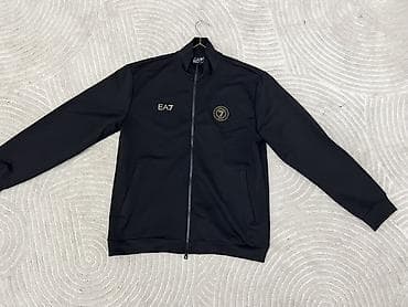 талстовка: Мужская толстовка, L, Стандарт, Emporio Armani, Б/у, цвет - Черный — 1