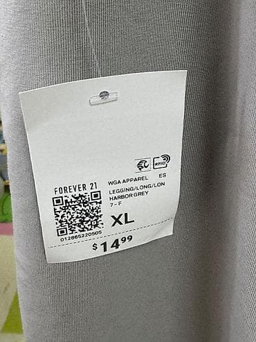 Женская одежда: Новые- Леггинсы FOREVER 21, модель WGA APPAREL - Цвет: Harbor Grey — 1